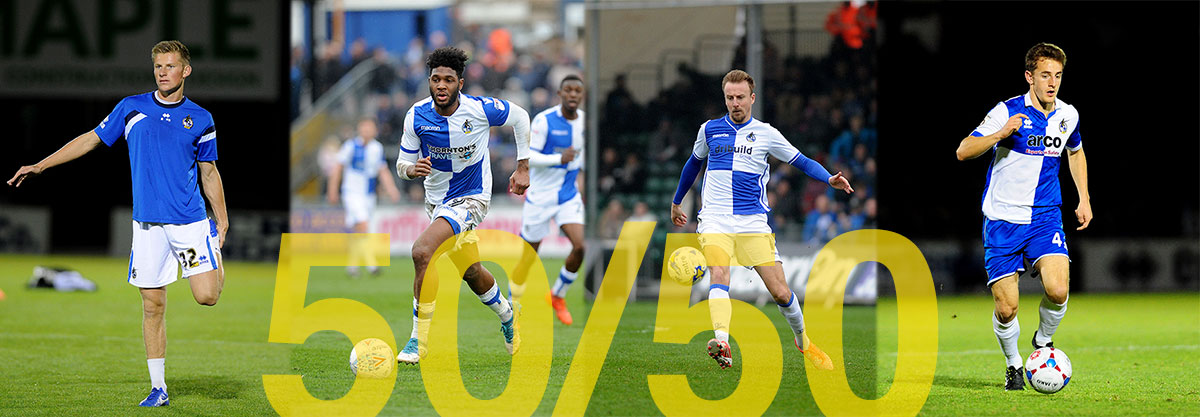 Bristol Rovers players have been supported by the Supporters Club and the funds we raise through our 50/50 draws