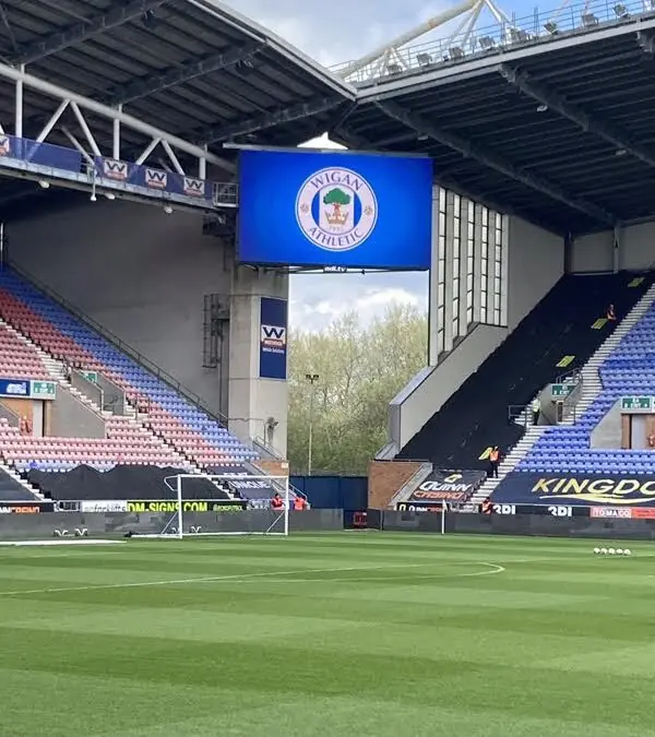 We’re on the way to Wigan