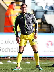 Jonathan Burn of Bristol Rovers warms up - Mandatory by-line: Matt McNulty/JMP - 04/02/2017 - FOOTBALL - Crown Oil Arena - Rochdale, England - Rochdale v Bristol Rovers - Sky Bet League One