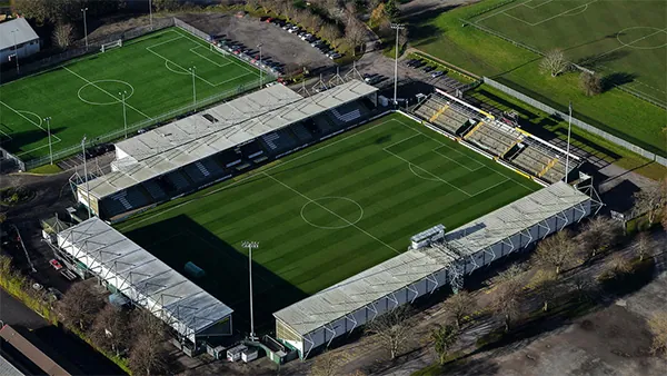 An image of Huish Park, Yeovil Town's stadium