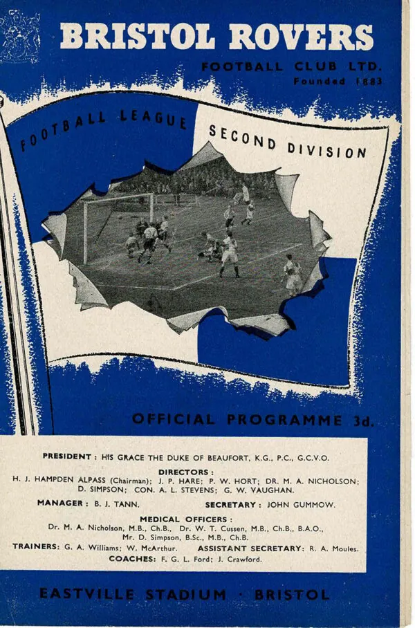 bristol_rovers_heritage_society_programme_1950s